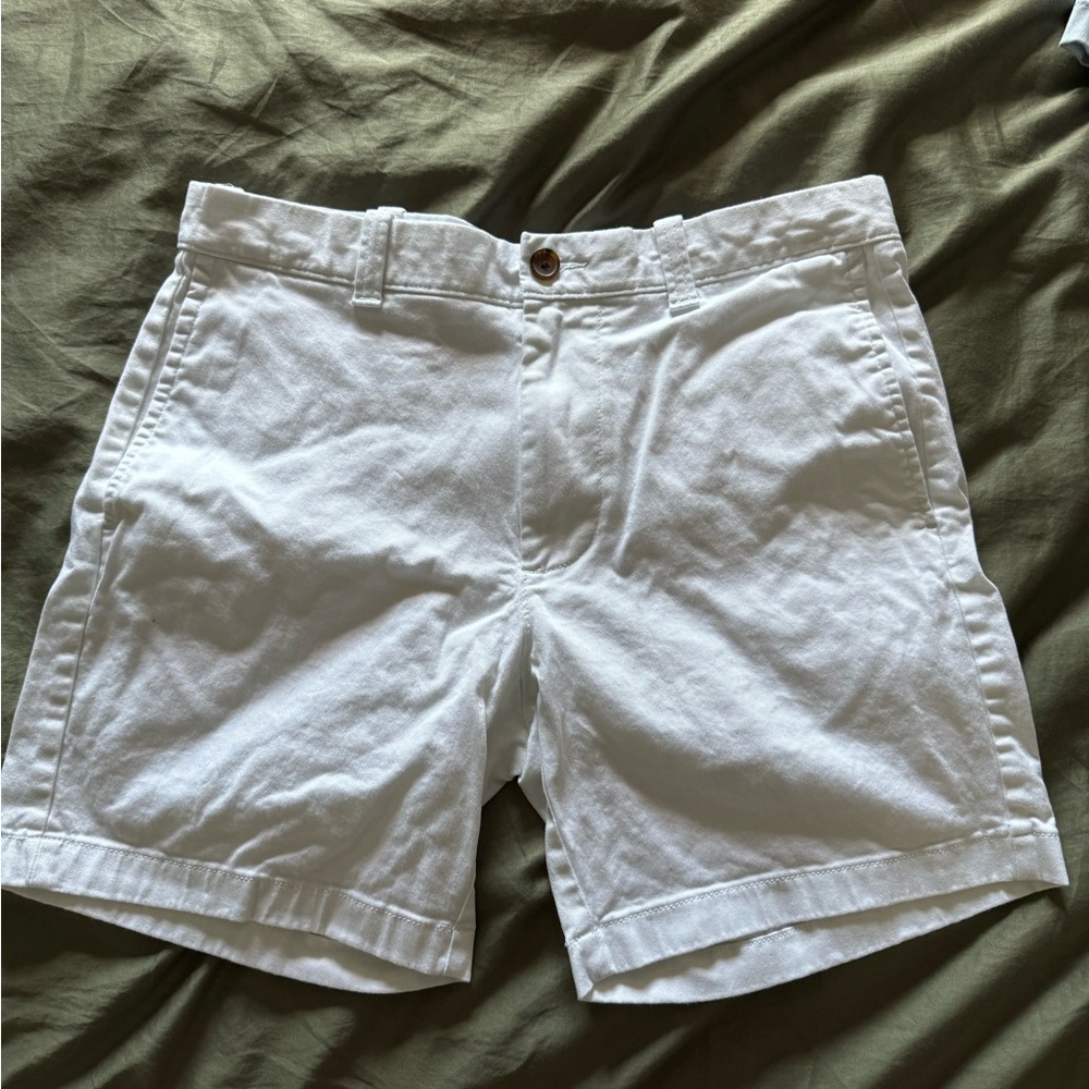 J. Crew White Khaki Shorts